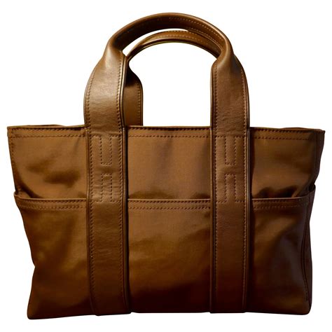 real leather hermes tote|Hermes tote bag vintage.